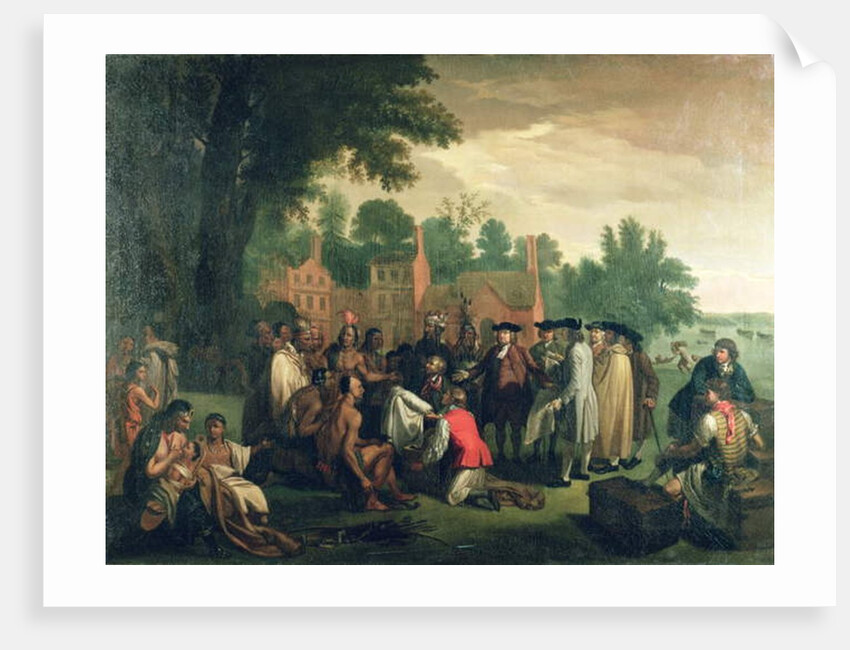 Penn's Treaty with the Indians by American School
