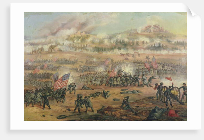 The Battle of Fredericksburg on 13th December 1862 by Frederick Cavada