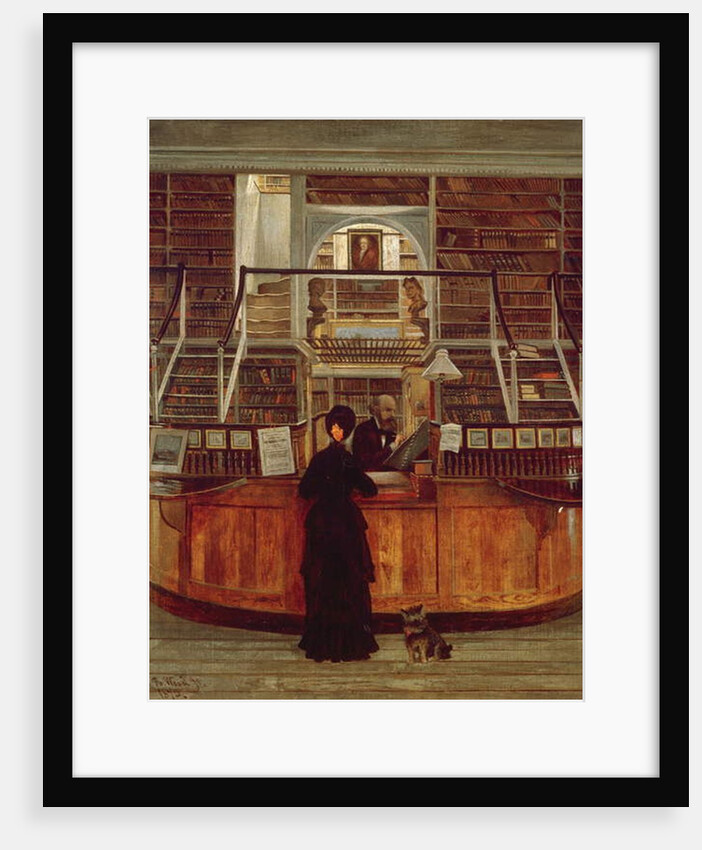 Philadelphia Library, 1875 by George Bacon Wood