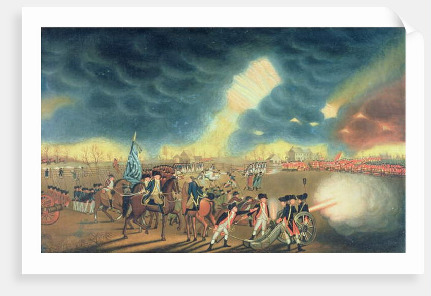 Battle of Princeton on 3rd January 1777 by William Mercer
