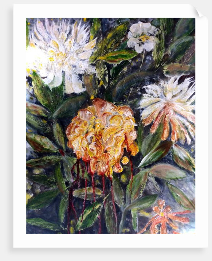 bleeding peony, 2017 by jocasta shakespeare