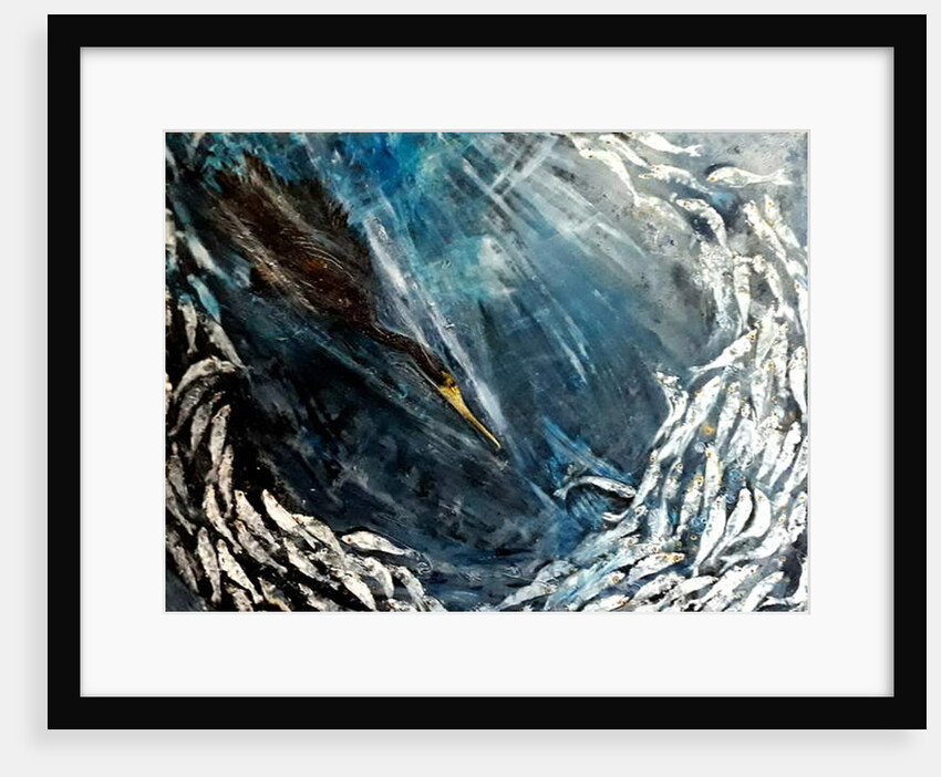 Cormorant Dive, 2019 by jocasta shakespeare