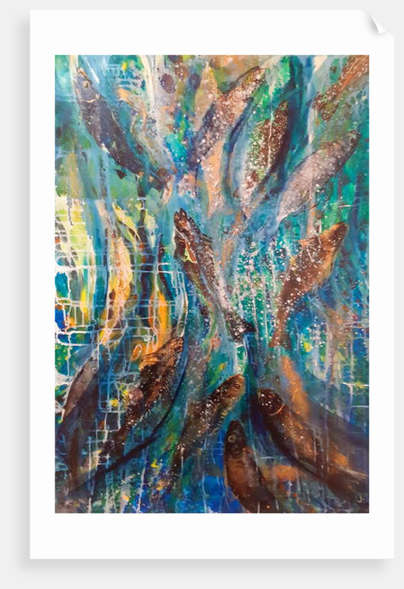 jungle falls, fish, 2019 by jocasta shakespeare