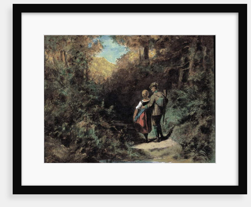 Stalking, 1865-70 by Carl Spitzweg