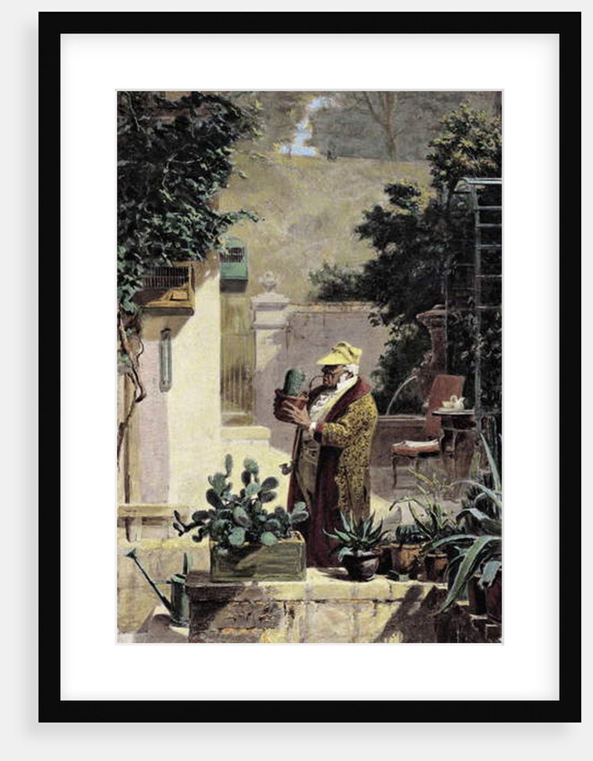 The Cactus Lover, before 1858 by Carl Spitzweg