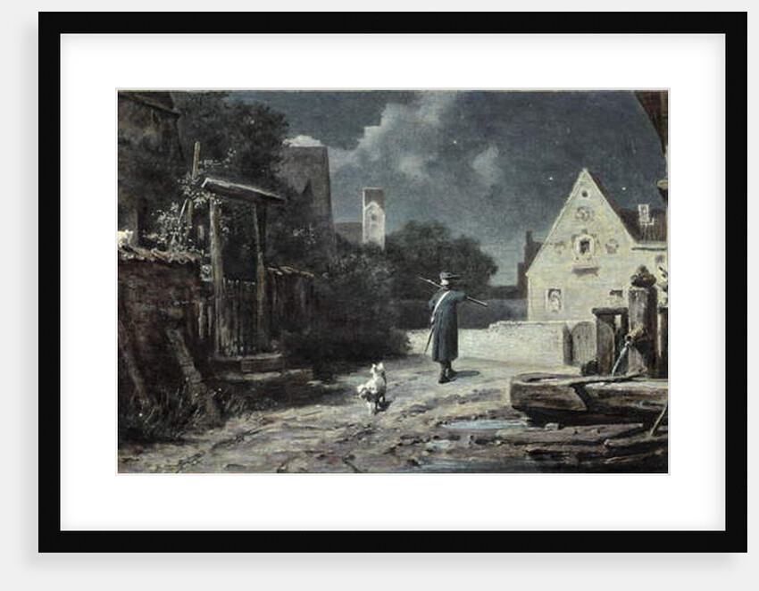 The Night Watchman by Carl Spitzweg
