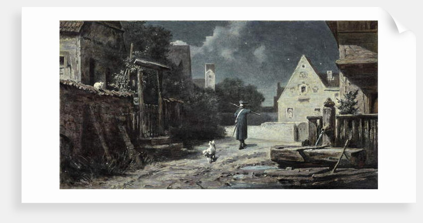 The Night Watchman by Carl Spitzweg