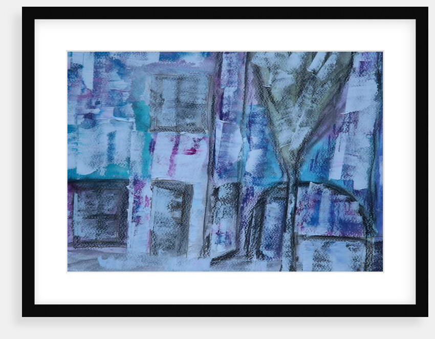 Impression Greek yard and house, Skyros, 2017 by Cosima Duggal