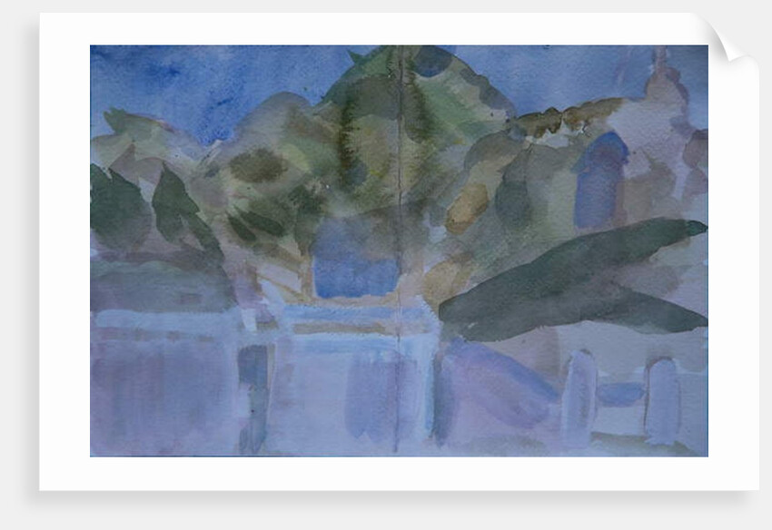 Greek mountain view by Cosima Duggal