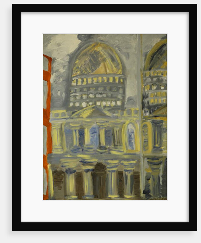 St Paul's Cathedral reflected, 2015 by Cosima Duggal