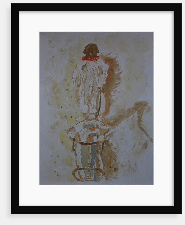 Bedouin leading camel, 2001 by Cosima Duggal