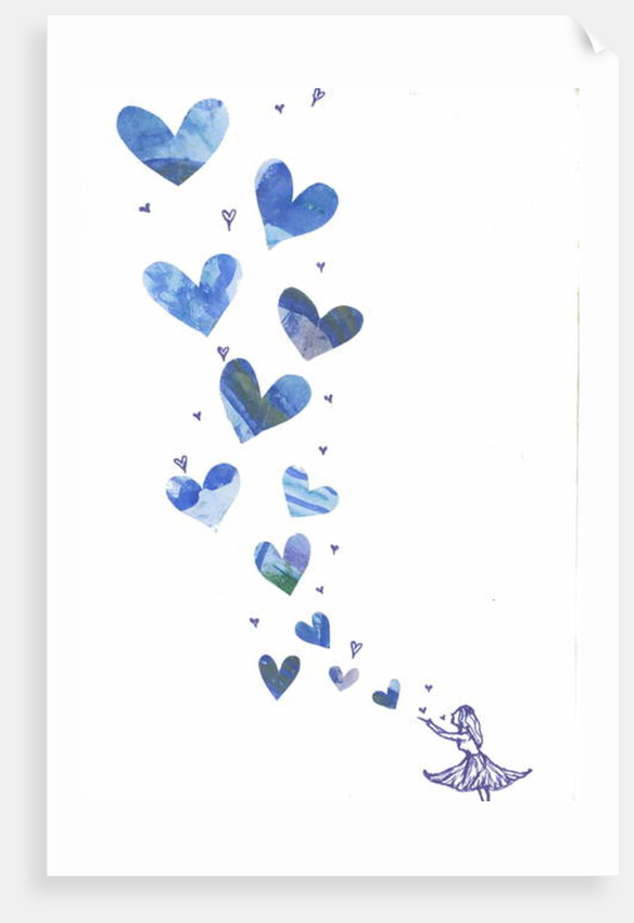 Blowing a Kiss, 2013 by Elizabeth Rider