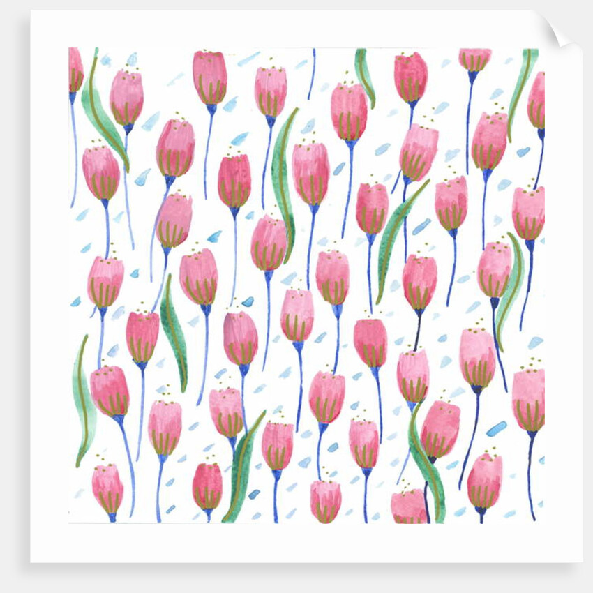 Pink Tulips, 2017 by Elizabeth Rider
