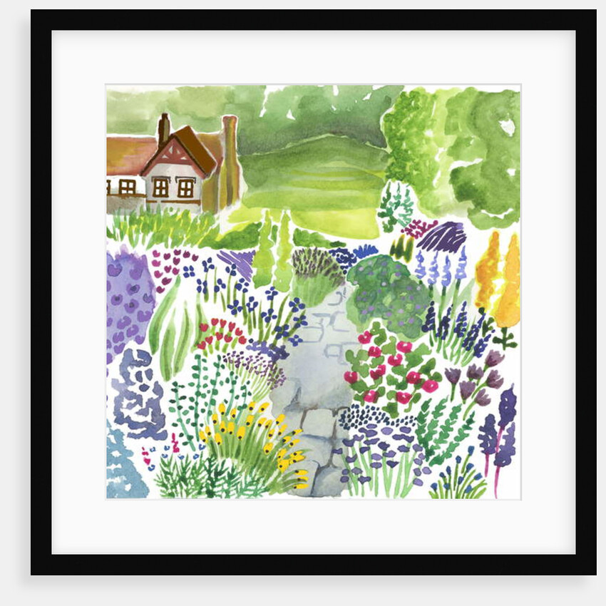 English Country Garden, 2018 by Elizabeth Rider