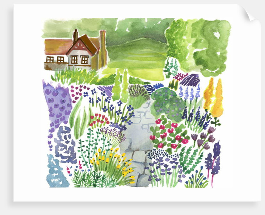 English Country Garden, 2018 by Elizabeth Rider