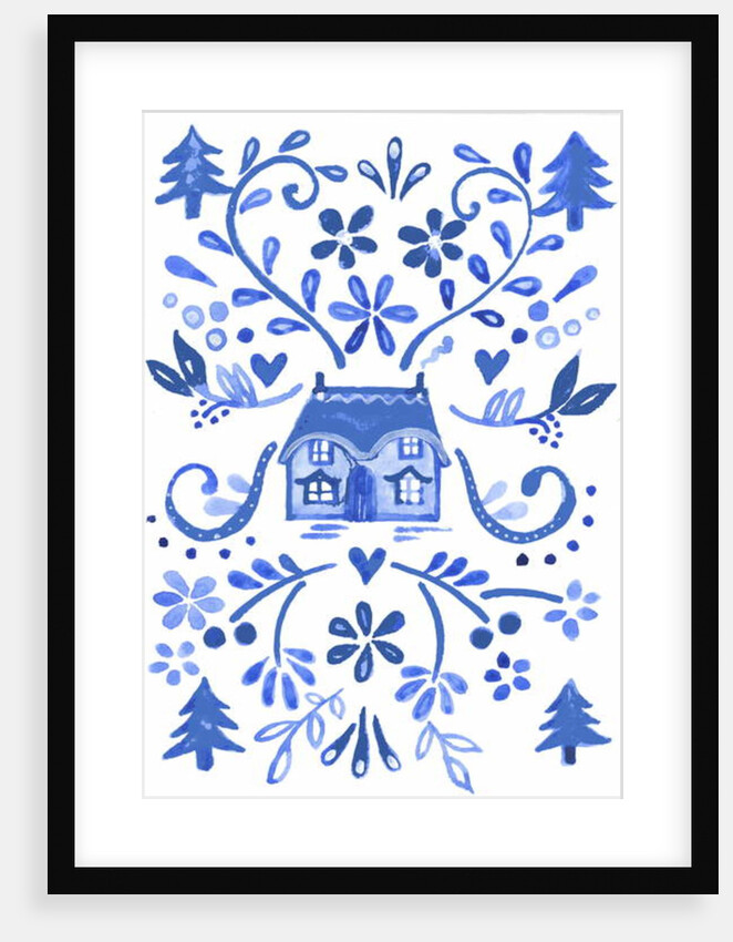 Blue Cottage, 2017 by Elizabeth Rider