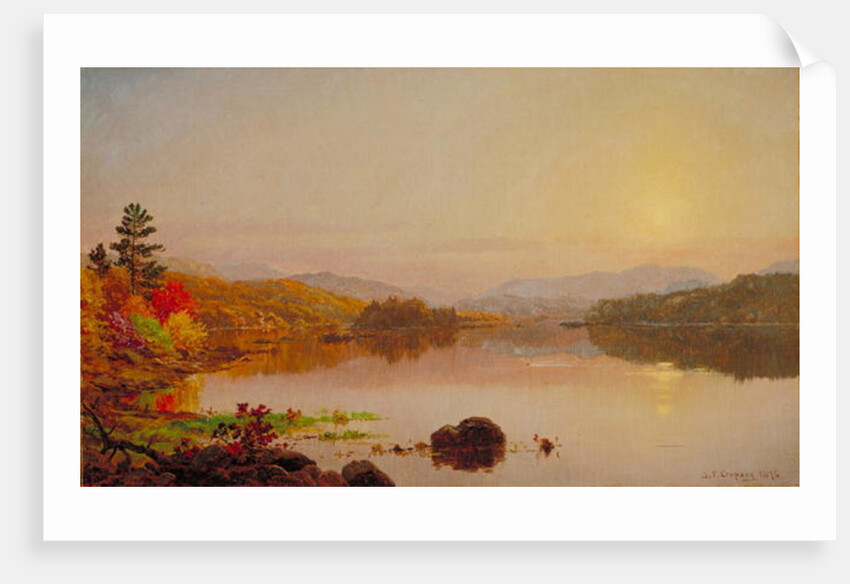 Lake Wawayanda, 1876 by Jasper Francis Cropsey