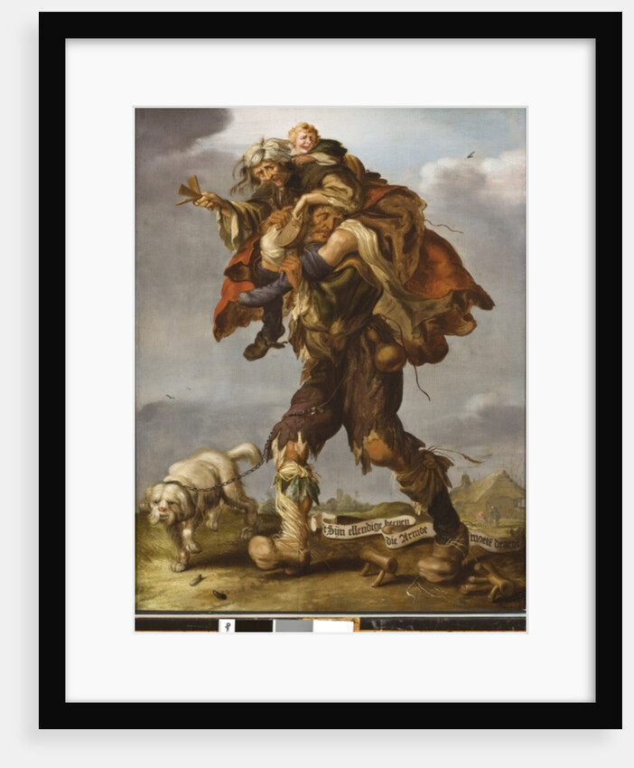 Allegory of Poverty, 1630s by Adriaen Pietersz. van de Venne
