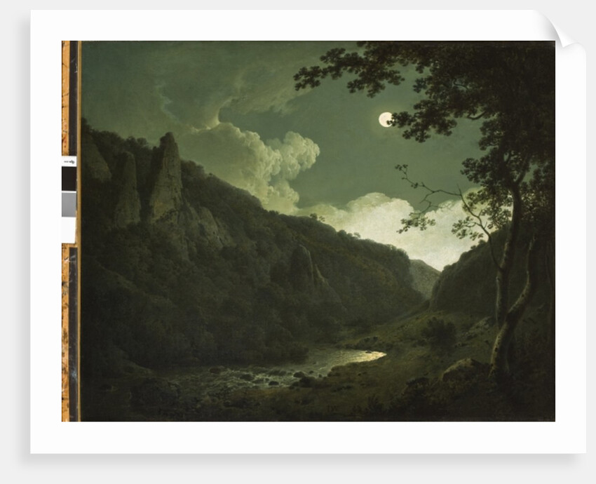 Dovedale by Moonlight, c.1784-85 by Joseph Wright of Derby
