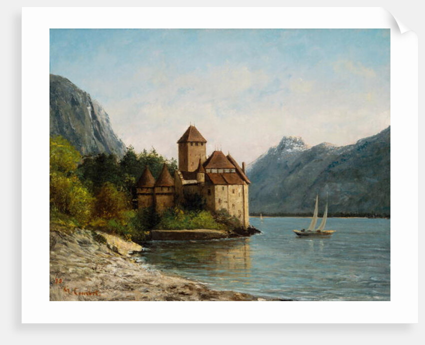 The Castle of Chillon, Evening, c.1872 by Gustave Courbet
