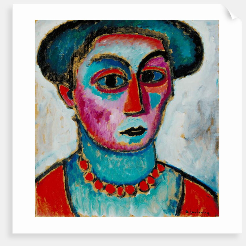 Head of a Woman, c.1912 by Alexej von Jawlensky