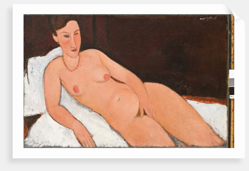 Nude with Coral Necklace, 1917 by Amedeo Modigliani