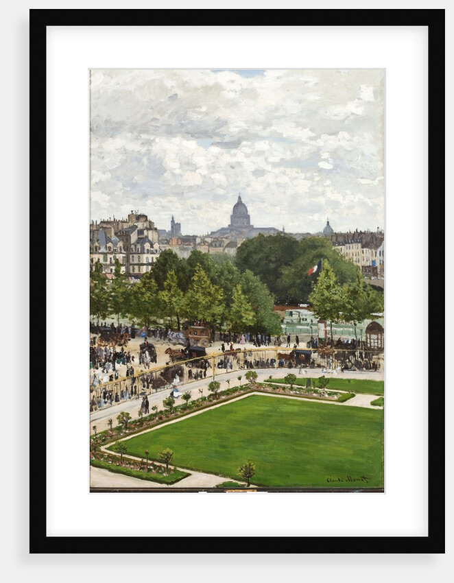 Garden of the Princess, Louvre, 1867 by Claude Monet