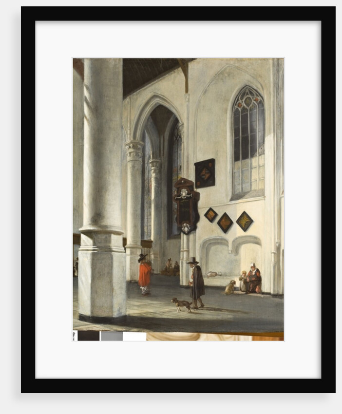 Interior of the Old Church at Delft, 1653/55 by Emanuel de Witte