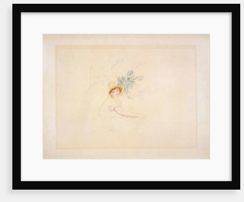 Madame Renoir in a Boat, 1884-86 by Pierre Auguste Renoir