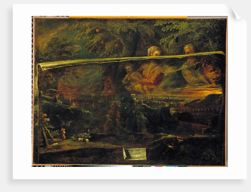 A Vision of the Holy Family near Verona, 1581 by Gian Battista Angolo del Moro