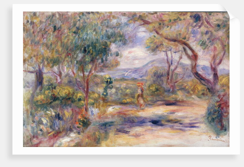 Paysage a Cannes c.1914 by Pierre Auguste Renoir
