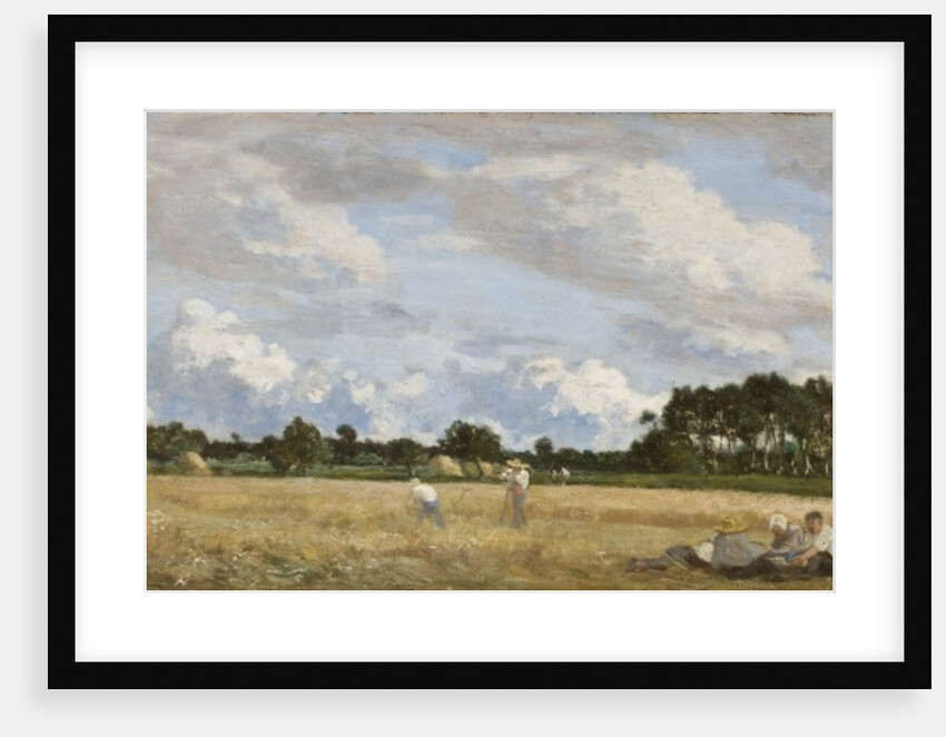 Haymaking, c.1870-90 by Eugene Louis Boudin