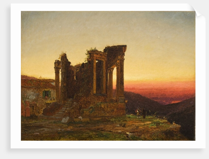 Temple of the Sibyl, Tivoli, 1876 by Jasper Francis Cropsey
