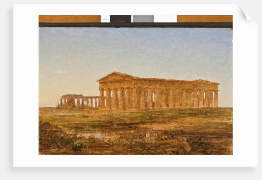 The Temple of Neptune, Paestum, 1847 by John Frederick Kensett