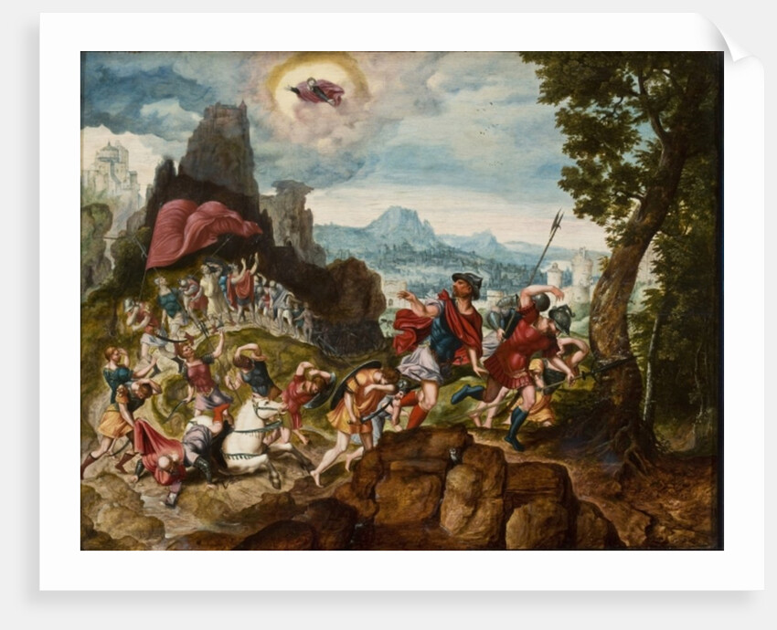 Landscape with the Conversion of Saul on the Road to Damascus, c.1545 by Herri met de Bles