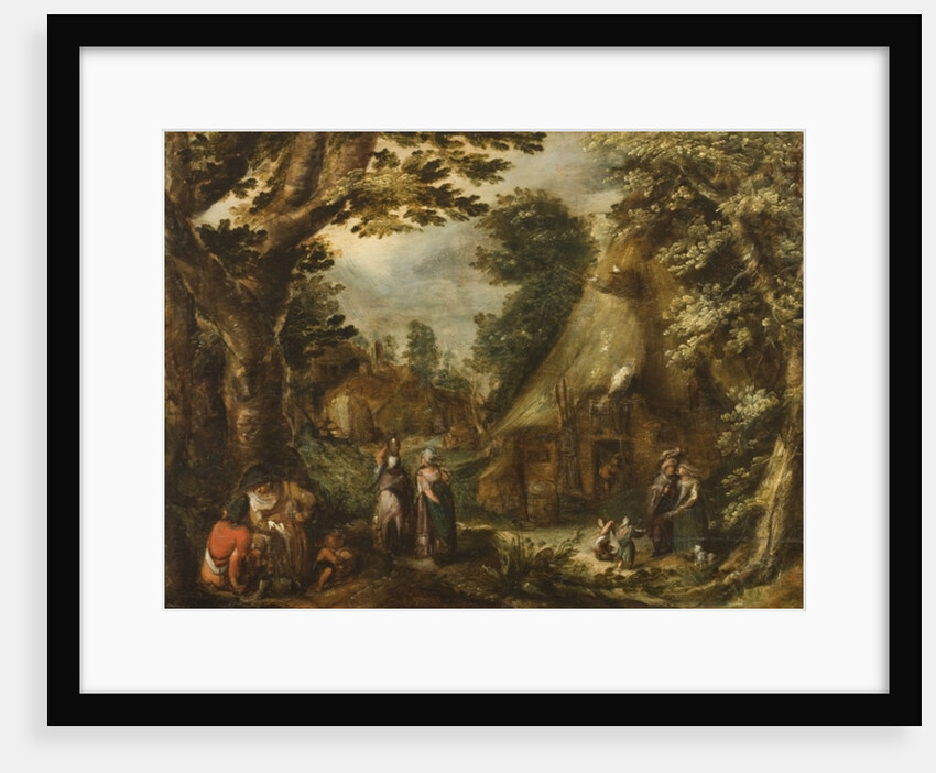 Rustic landscape, 1590s by Karel Van Mander