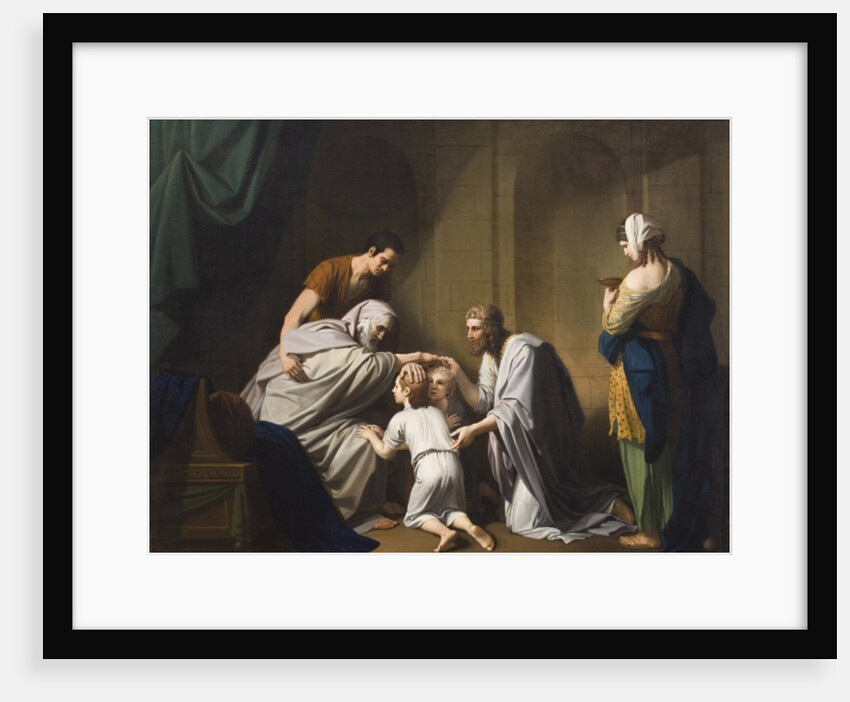 Jacob Blessing Ephraim and Manasseh, 1766-68 by Benjamin West