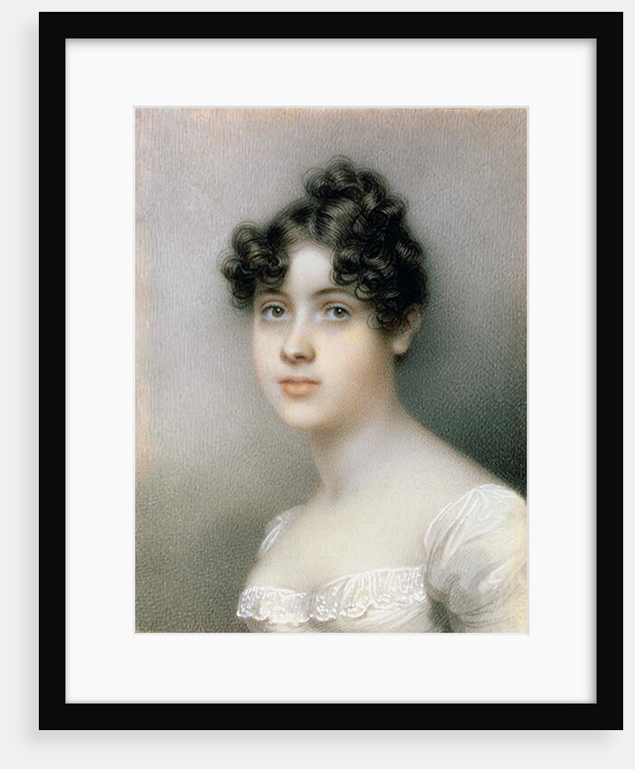 Portrait Miniature of Girl in a White Dress, c.1815 by Mary Ann Knight