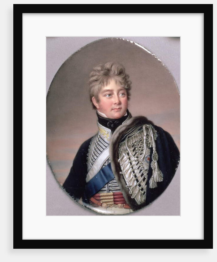 Portrait Miniature of George IV 1805 by Henry Bone