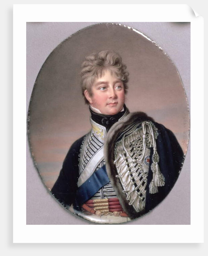 Portrait Miniature of George IV 1805 by Henry Bone