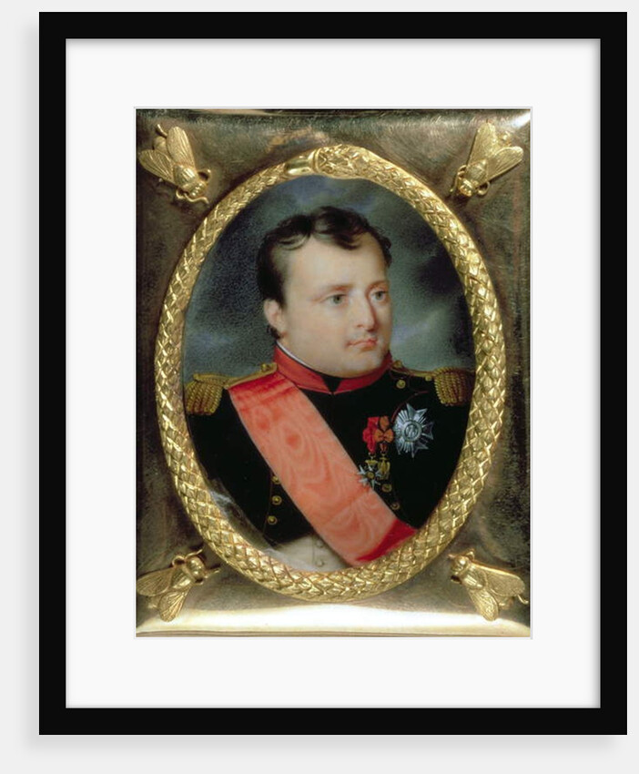 Portrait Miniature of Napoleon Bonaparte, 1815 by J. Parent