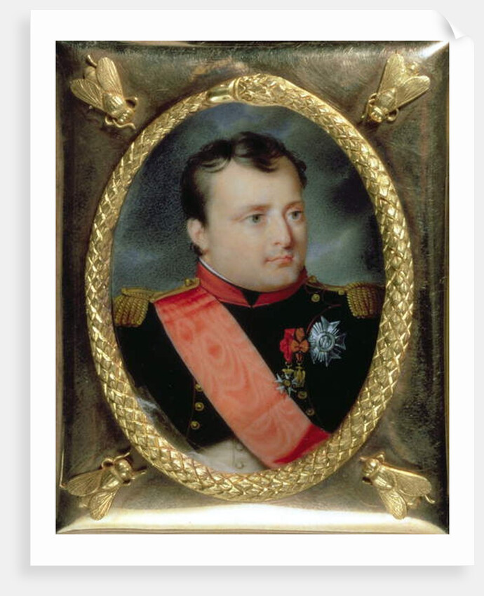 Portrait Miniature of Napoleon Bonaparte, 1815 by J. Parent