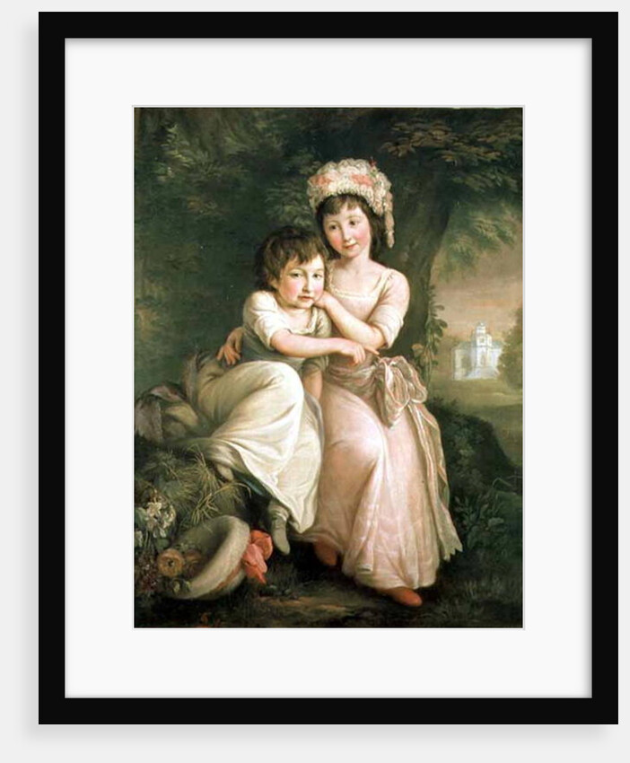 Portrait of Stephen Peter and Mary Anne Rigaud as Children by John Francis Rigaud