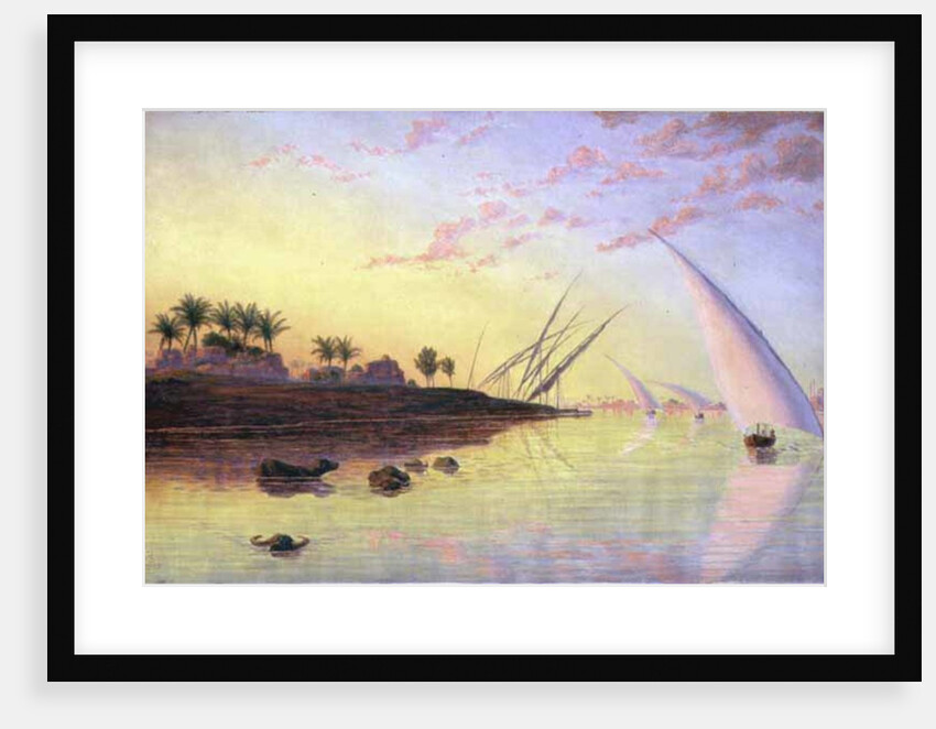 View on the Nile, 1855 by Thomas Seddon