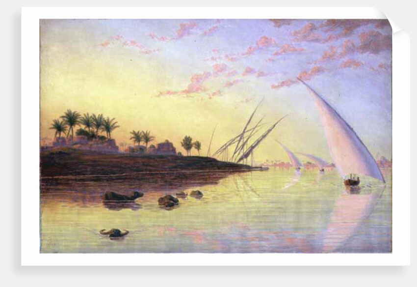 View on the Nile, 1855 by Thomas Seddon