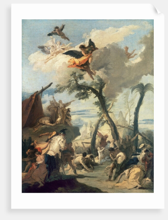 The Gathering of the Manna, 18th century by Giovanni Battista Tiepolo