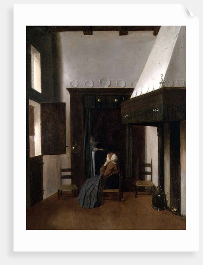 The Little Nurse, 17th century by Jacobus Vrel or Frel