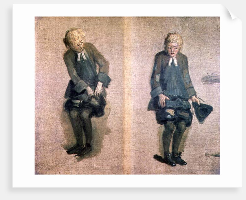Two Sketches of David Garrick in Character, 18th century by Johann Zoffany
