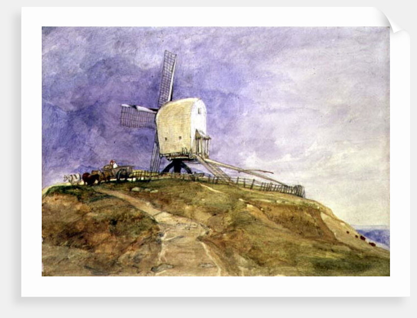 Windmill on a Hill, 19th century by John Sell Cotman