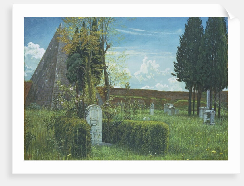 The Grave of Keats, 1873 by Walter Crane